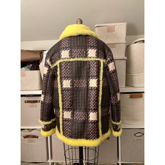 Coach Plaid Shearling Aviator - Picture 5 of 9